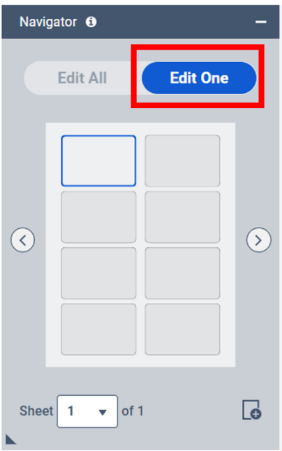 Edit One Navigator