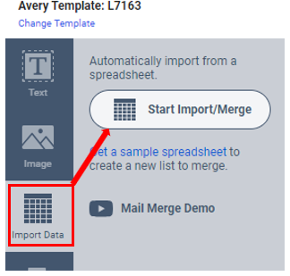 Import Data (Mail Merge)