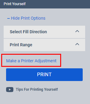 Adjust Print Alignment