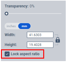 Lock Aspect Ratio